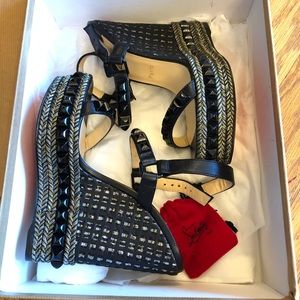 Christian Louboutin Cataclou Nappa Wedge